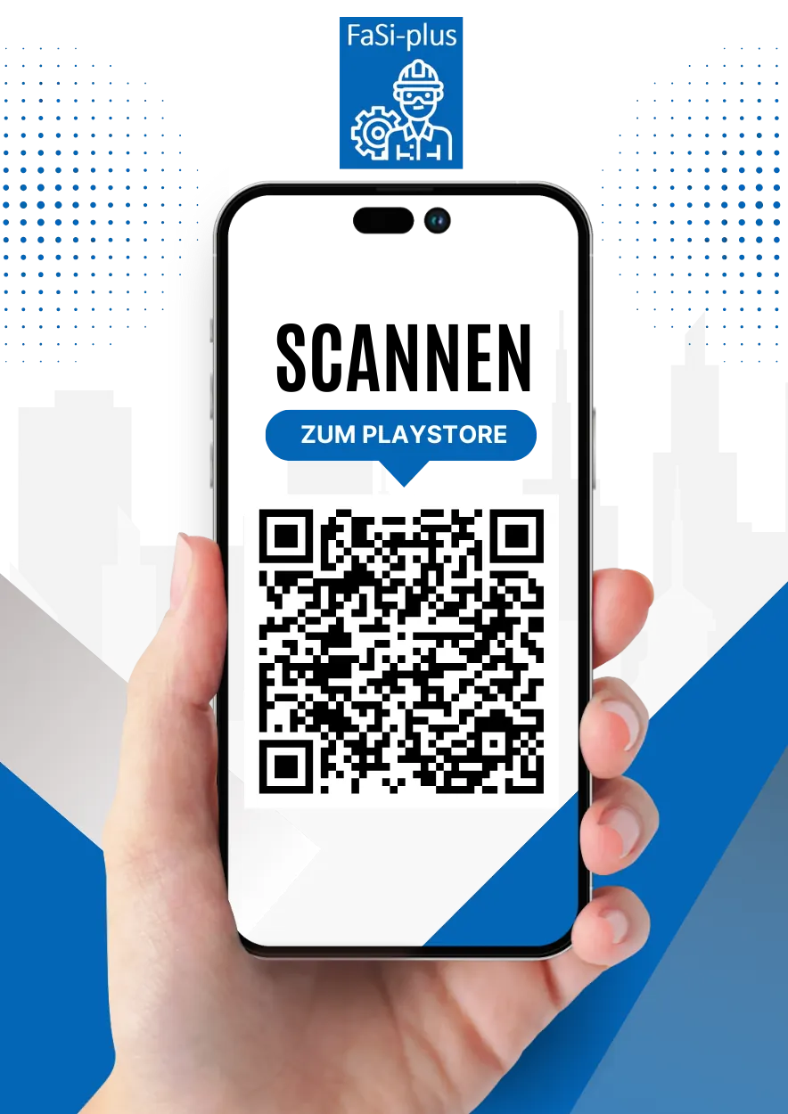 QR-Code zur FaSi-plus App im Google Play Store